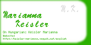 marianna keisler business card